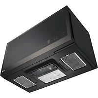 2.0 Cu. Ft. Black Stainless Steel Over-the-Range Smart Microwave