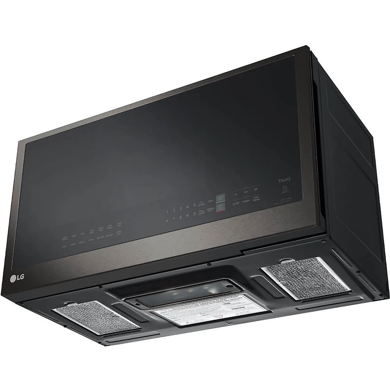 2.0 Cu. Ft. Black Stainless Steel Over-the-Range Smart Microwave