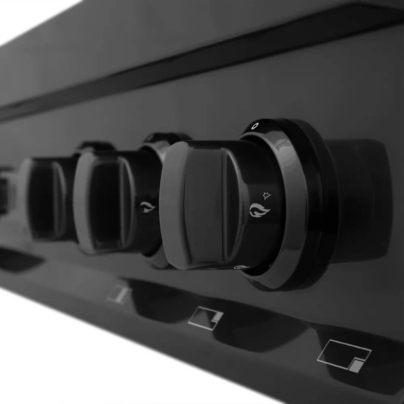 48 inch Black Stainless Steel Gas Rangetop