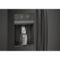 25.6 Cu. Ft. Black Stainless Steel Side-by-Side Refrigerator