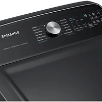 7.4 Cu. Ft. Brushed Black Top Load Smart Gas Dryer