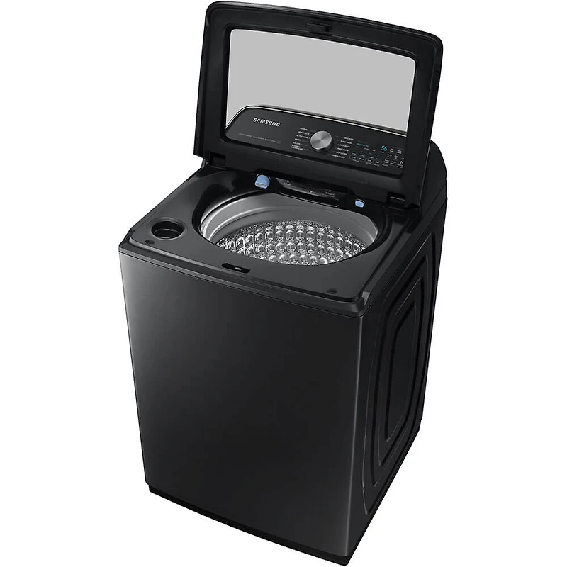 5.5 Cu. Ft. Brushed Black Top Load High Efficiency Smart Washer