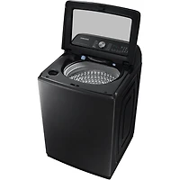 5.5 Cu. Ft. Brushed Black Top Load High Efficiency Smart Washer