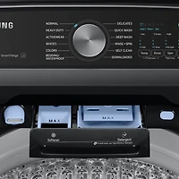 5.5 Cu. Ft. Brushed Black High-Efficiency Top Load Smart Washer