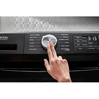 7.3 Cu. Ft. Volcano Black Stackable Front Load Electric Dryer