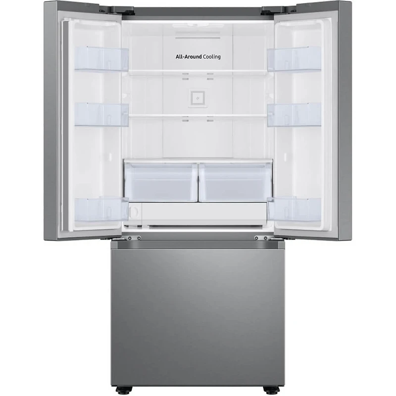 22 Cu. Ft. Stainless Steel 3-Door French Door Smart Refrigerator - OPEN BOX