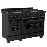 6 Cu. Ft. Black Stainless Steel Freestanding Dual Fuel Range