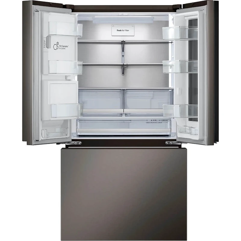 26 Cu. Ft. Black Stainless Steel Counter Depth French Door Refrigerator