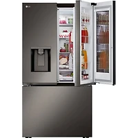 26 Cu. Ft. Black Stainless Steel Counter Depth French Door Refrigerator