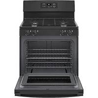 4.8 Cu. Ft. Black Freestanding Gas Range