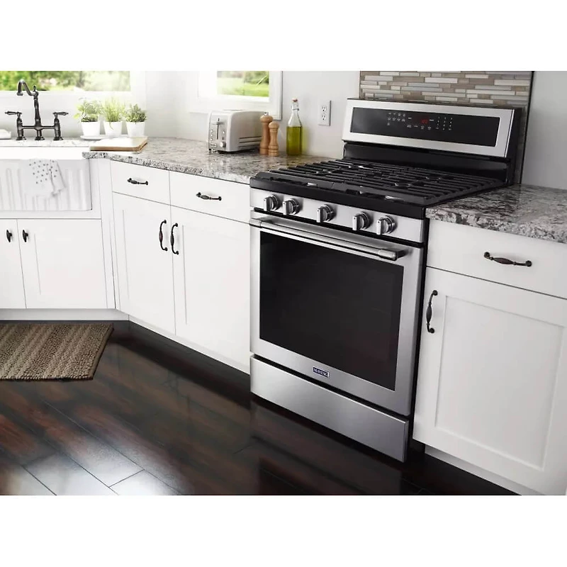 5.8 Cu. Ft. Fingerprint Resistant Stainless Steel Freestanding Gas Range