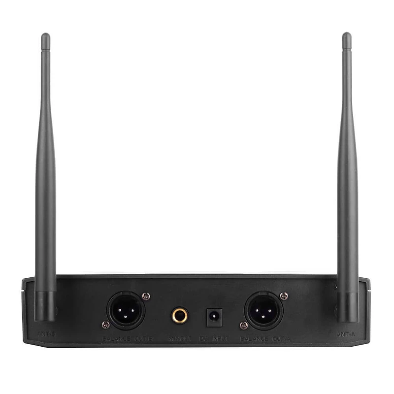 VHF Dual Microphone System with Dual Transmitters