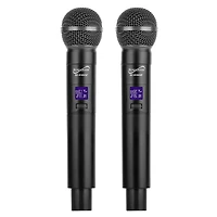 VHF Dual Microphone System with Dual Transmitters