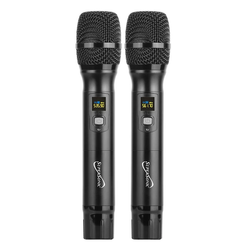 UHF Dual Flixed Microphone System with Dual Transmitters