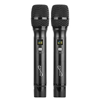 UHF Dual Flixed Microphone System with Dual Transmitters