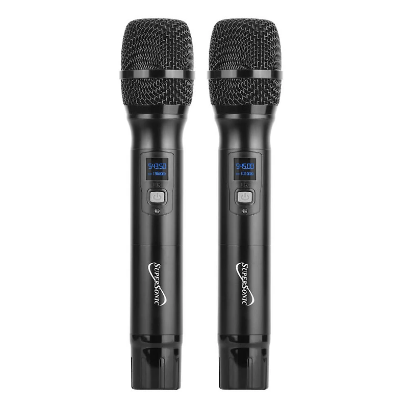 UHF Dual Channel Wireless Microphone System