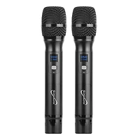 UHF Dual Channel Wireless Microphone System