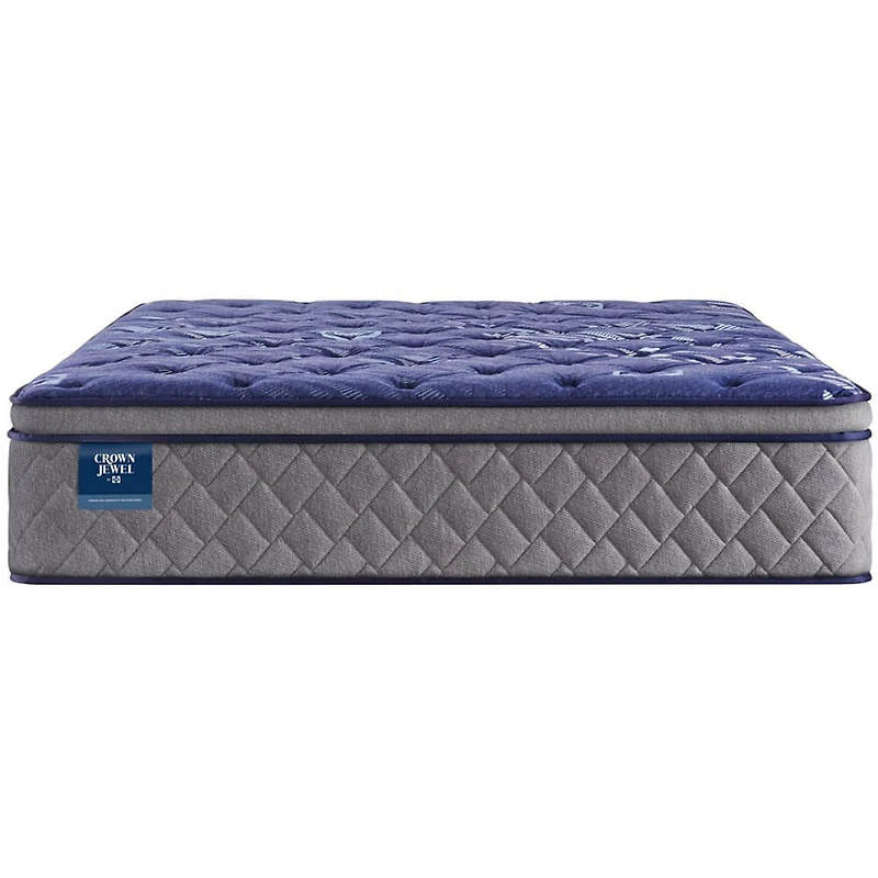 Crown Jewel S8 Grand Jewel Euro Pillow Top Soft Mattress - Queen - OPEN BOX