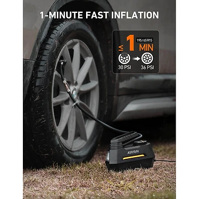 Tire Inflator Portable Air Compressor Tire Air Pump for Car Tires
