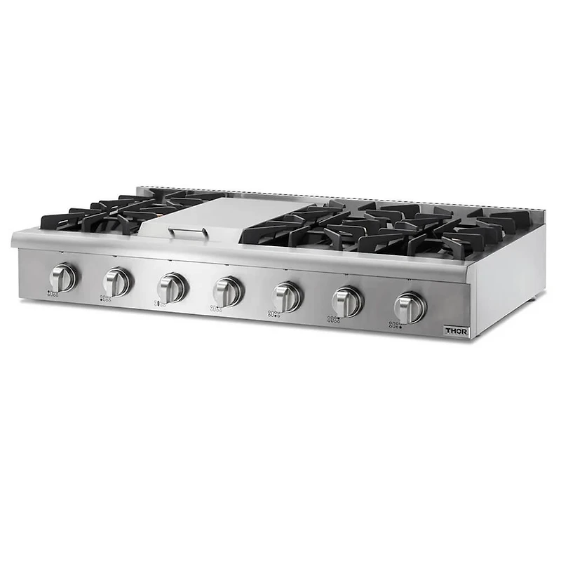 48 inch Stainless Steel Gas Cooktop