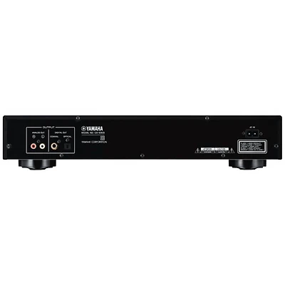 Single Disk CD Player with Front Panel USB - Black