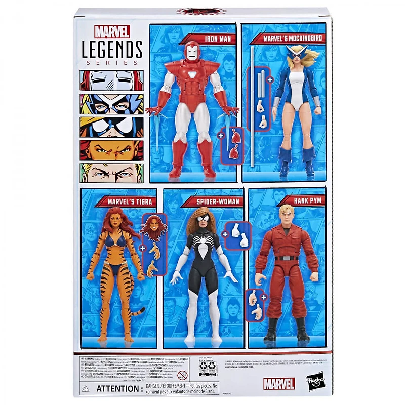 6 inch Marvel Legends Series The West Coast Avengers (60th Anniversary) Action Figures