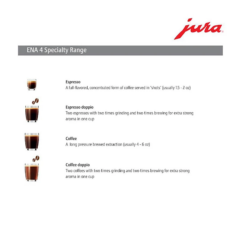 ENA 4 Black Automatic Coffee Machine