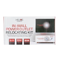 In-Wall Single Outlet Relocation Kit for TV Installation