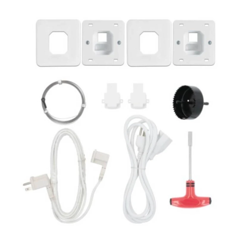 In-Wall Single Outlet Relocation Kit for TV Installation