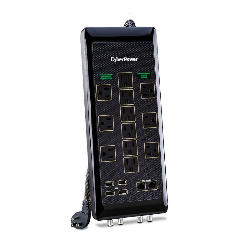 Advanced 12 Outlet Surge Protector with USB