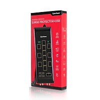 Advanced 12 Outlet Surge Protector with USB