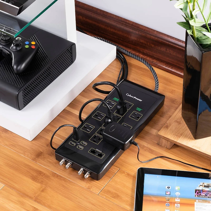 Advanced 12 Outlet Surge Protector with USB