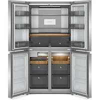 19.4 Cu. Ft. Stainless Steel Counter-Depth 4-Door French Door Refrigerator