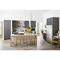 19.4 Cu. Ft. Stainless Steel Counter-Depth 4-Door French Door Refrigerator