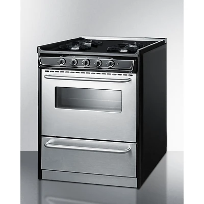 3.69 Cu. Ft. Stainless Steel Freestanding Gas Range 