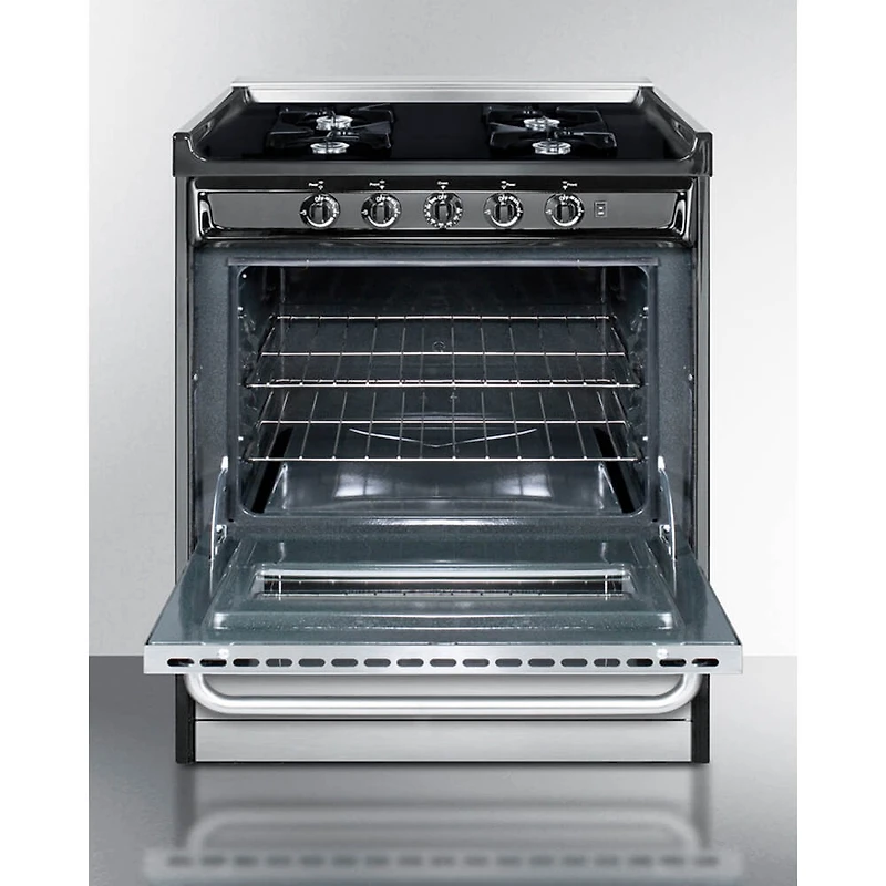 3.69 Cu. Ft. Stainless Steel Freestanding Gas Range