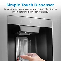 29.3 Cu. Ft. Stainless Steel Standard-Depth French Door Bottom Freezer Refrigerator - OPEN BOX