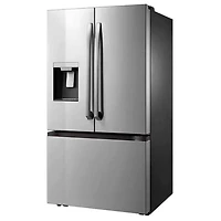 29.3 Cu. Ft. Stainless Steel Standard-Depth French Door Bottom Freezer Refrigerator - OPEN BOX
