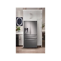 30 Cu. Ft. Stainless Steel 4-Door French Door Smart Refrigerator - OPEN BOX