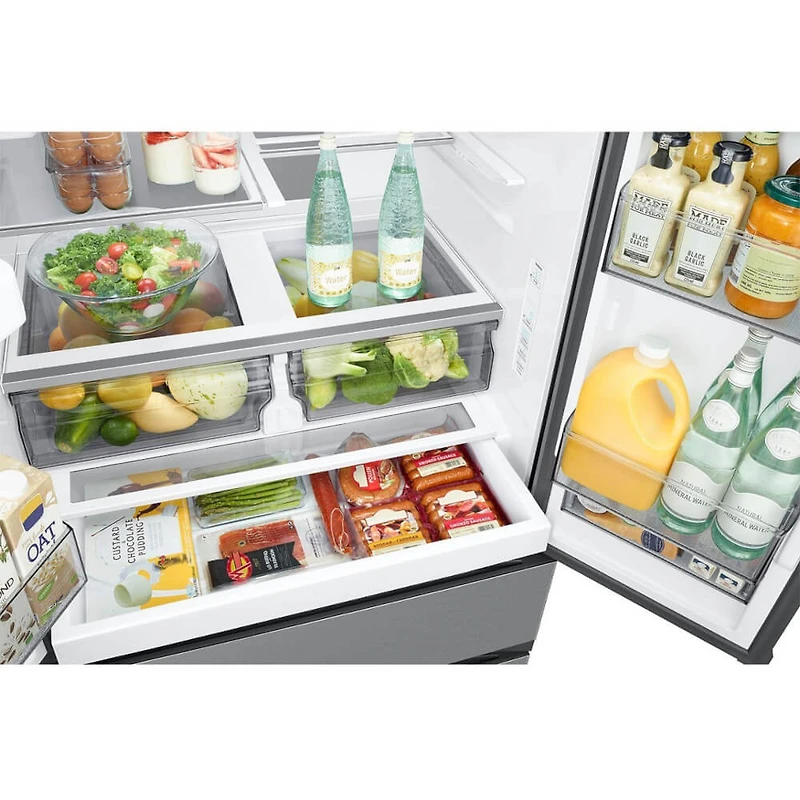 30 Cu. Ft. Stainless Steel 4-Door French Door Smart Refrigerator - OPEN BOX
