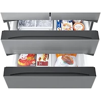 30 Cu. Ft. Stainless Steel 4-Door French Door Smart Refrigerator - OPEN BOX