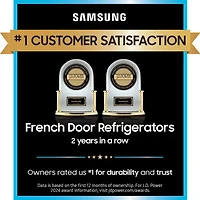 32 Cu. Ft. Stainless Steel 3-Door French Door Smart Refrigerator