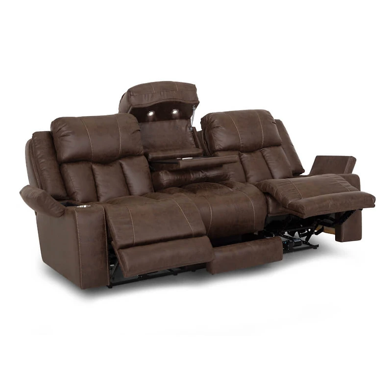 Denali Power Reclining Sofa - Boswell Espresso - OPEN BOX