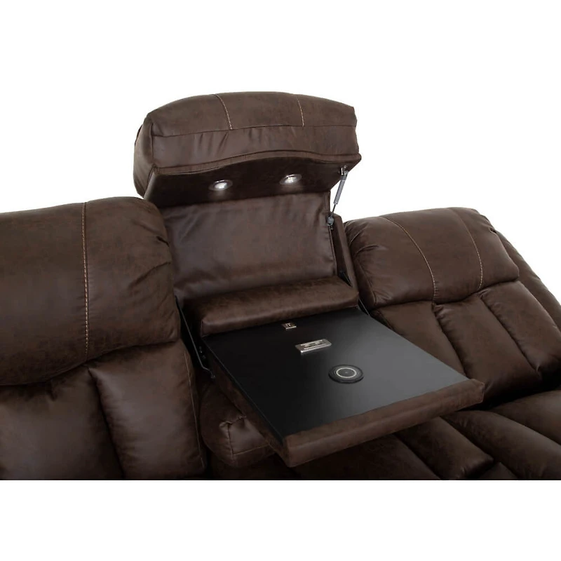 Denali Power Reclining Sofa - Boswell Espresso - OPEN BOX