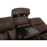 Denali Power Reclining Sofa - Boswell Espresso - OPEN BOX