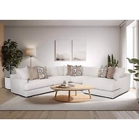 Jude 4 Piece Sectional - Jude Natural
