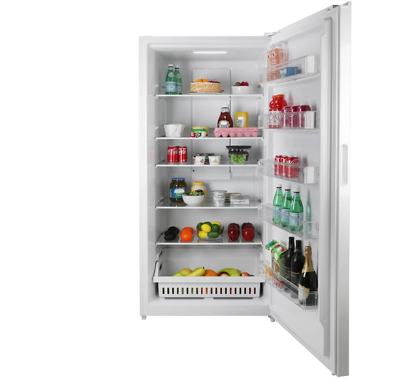21.2 Cu. Ft. White Vertical Frost-Free Freezer