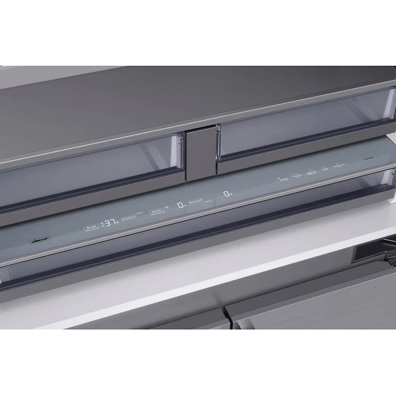 27.7 Cu. Ft. Custom Panel Ready Counter-Depth 4-Door Flex French Door Built-In Smart Refrigerator