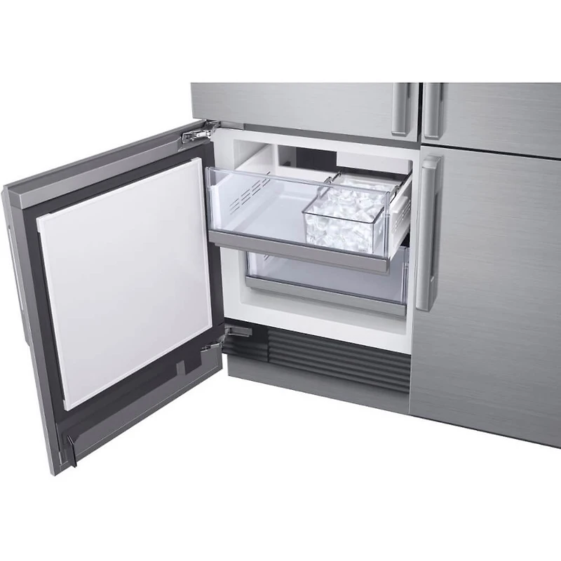 27.7 Cu. Ft. Custom Panel Ready Counter-Depth 4-Door Flex French Door Built-In Smart Refrigerator