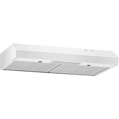 30 inch White Under Cabinet Range Hood